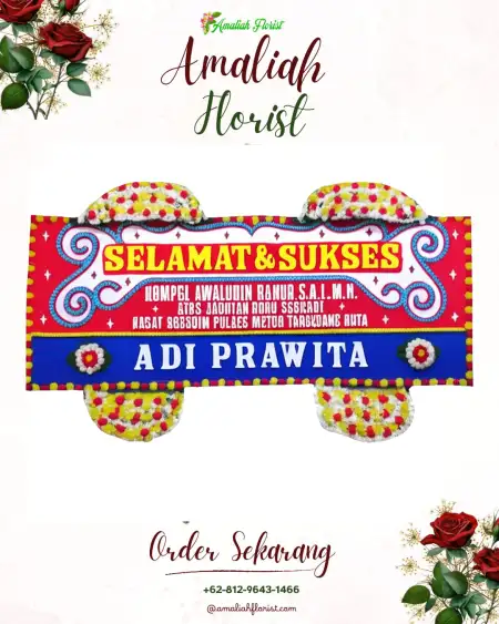 Papan Bunga Ucapan Selamat Pagar Dewa